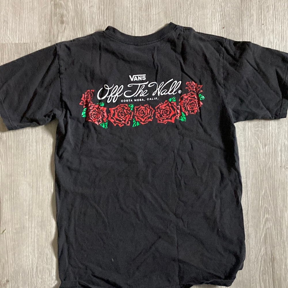 Vans rose graphic tee